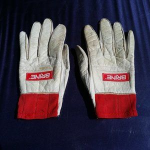 BRINE Lacrosse Gloves Vintage 1987 Womens Med Used